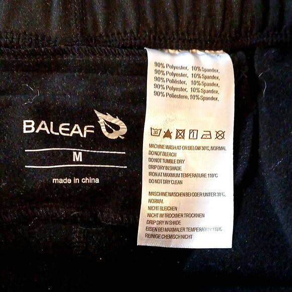 Baleaf workout pants reflective ankle zippers - Picture 2 of 5
